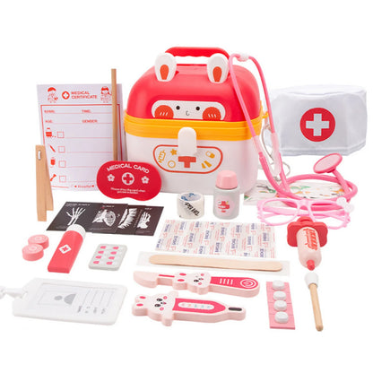 Wooden Doctor Kit Pretend Play Set