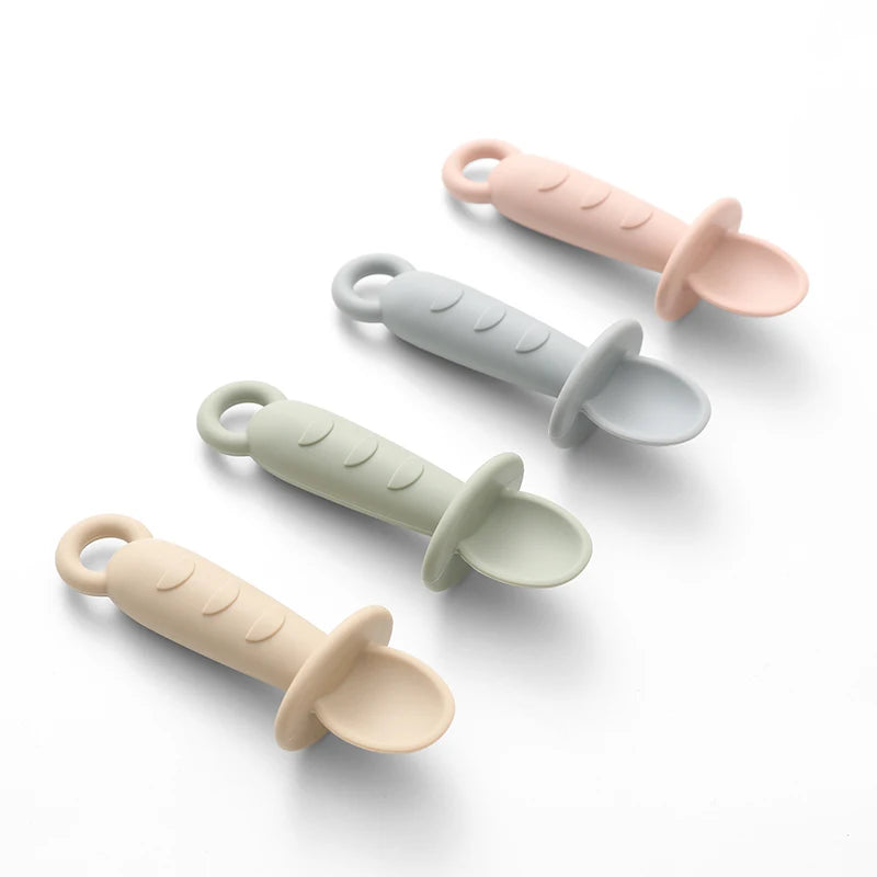 Baby Self-Feeding Training Spoons
