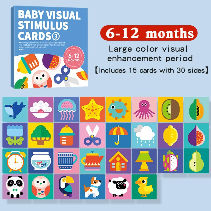 Baby Visual Stimulation Flash Cards