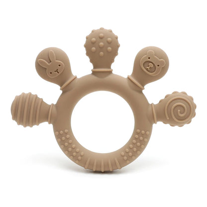 Silicone Hand-Shaped Baby Teether Ring