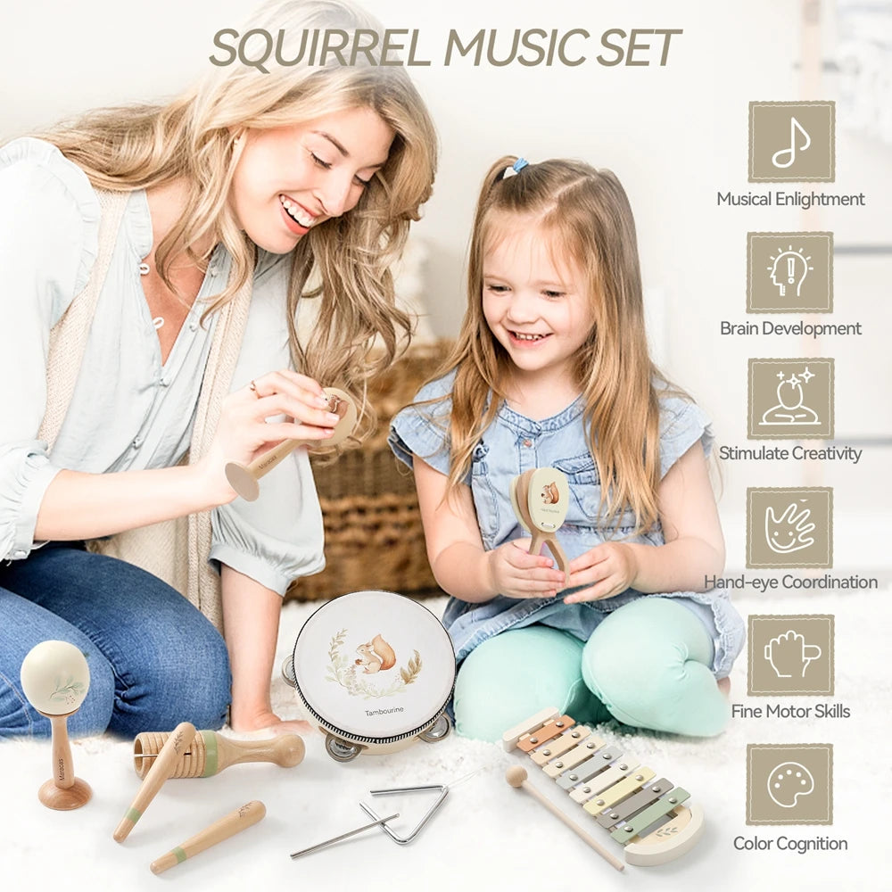 Montessori Musical Instruments Set for Baby