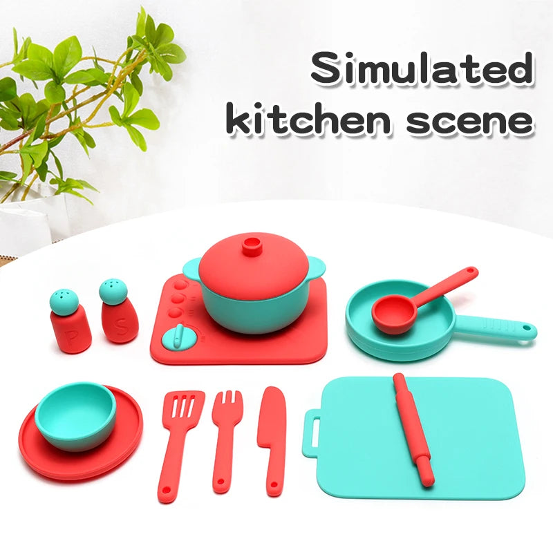 Silicone Cooking Play Set
