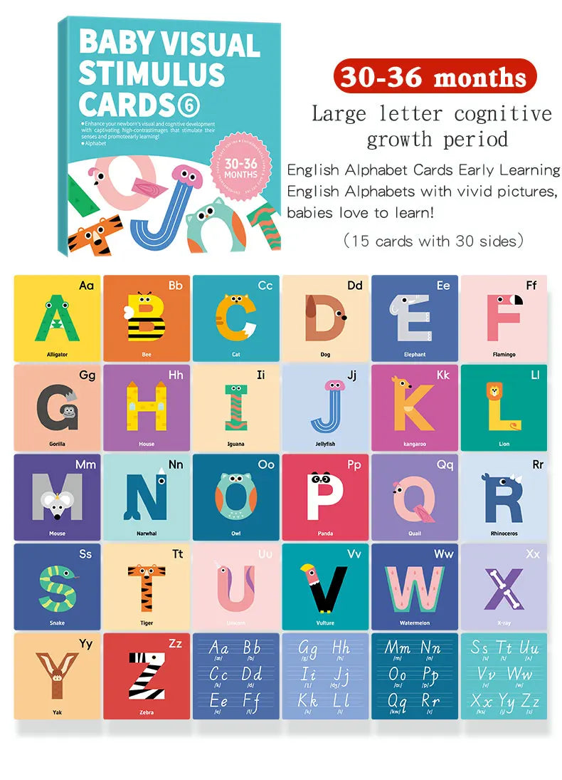Baby Visual Stimulation Flash Cards