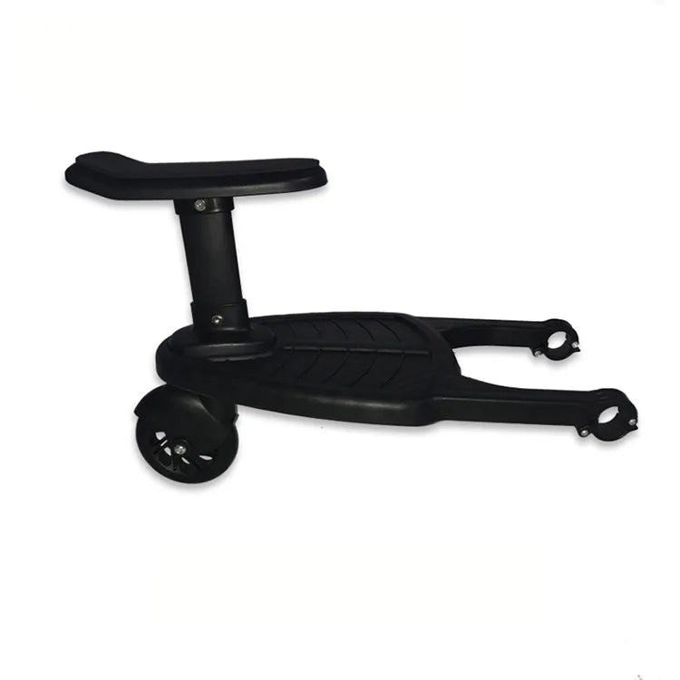 Universal Stroller Step Board Adapter with Seat - Single Wheel