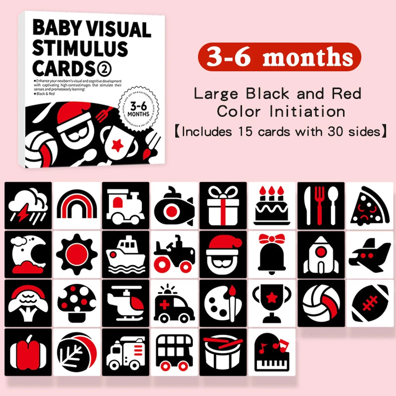 Baby Visual Stimulation Flash Cards