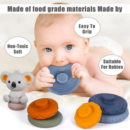 Baby Montessori Koala Stacking Tower