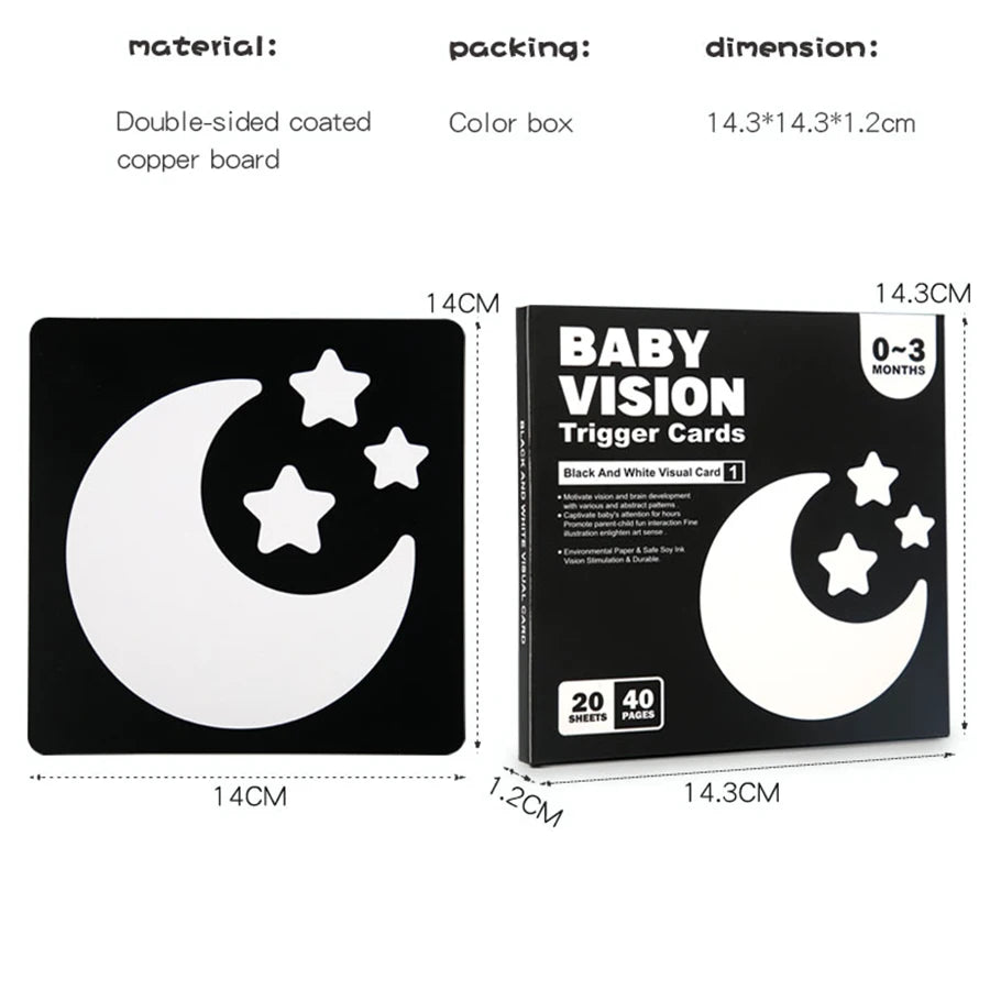 Baby Visual Stimulation Flash Cards