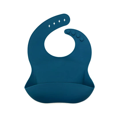 Waterproof Silicone Baby Bib with Pocket