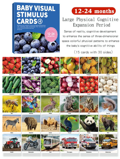 Baby Visual Stimulation Flash Cards