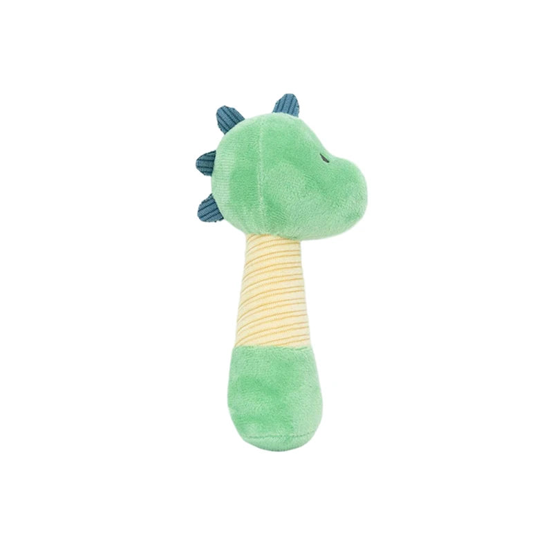 Soft Baby Hand Rattle - Cartoon Animal Design