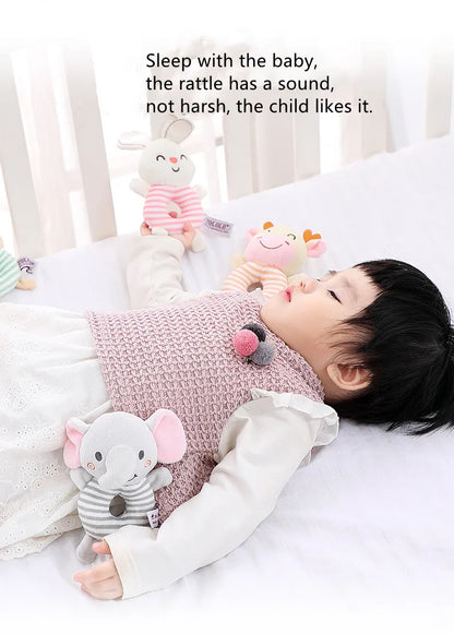 Soft Hand Ring Toy for Newborns