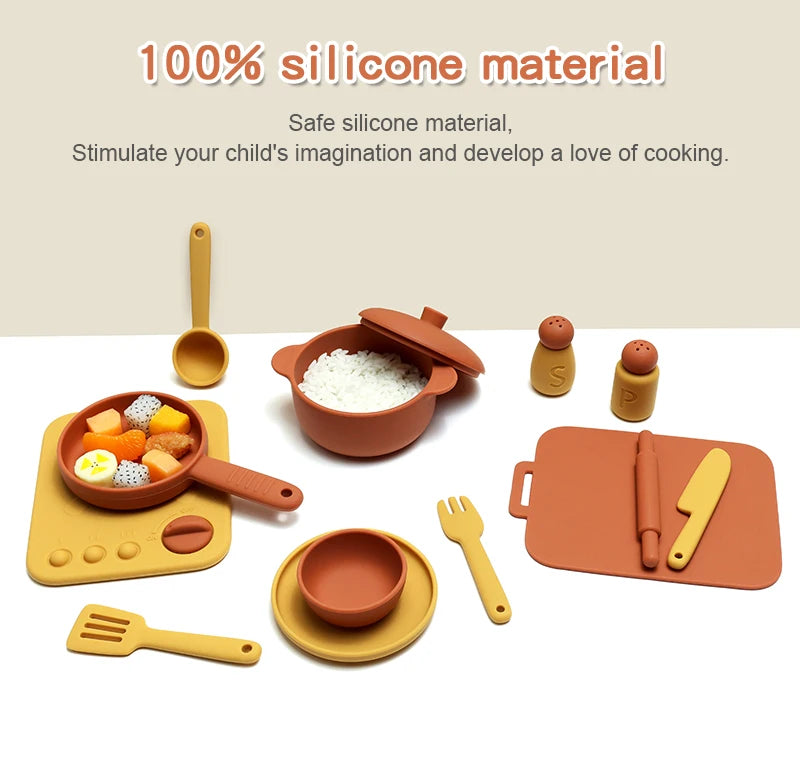 Silicone Cooking Play Set