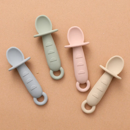 Baby Self-Feeding Training Spoons