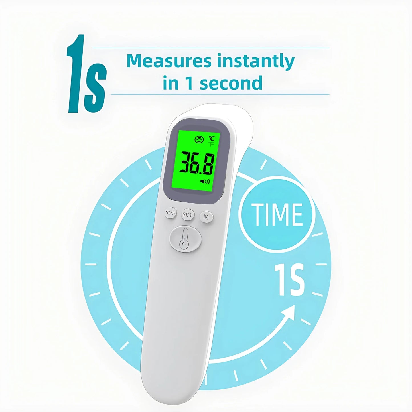 (Product out of stock)Non-Contact Infrared Digital Forehead Thermometer for Baby