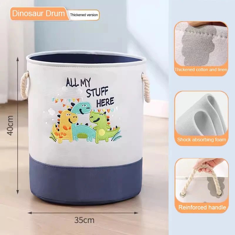 Foldable Linen Storage Basket with Handles