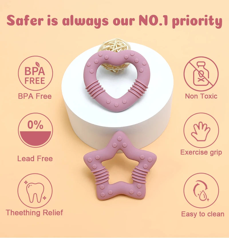 Star Silicone Teether