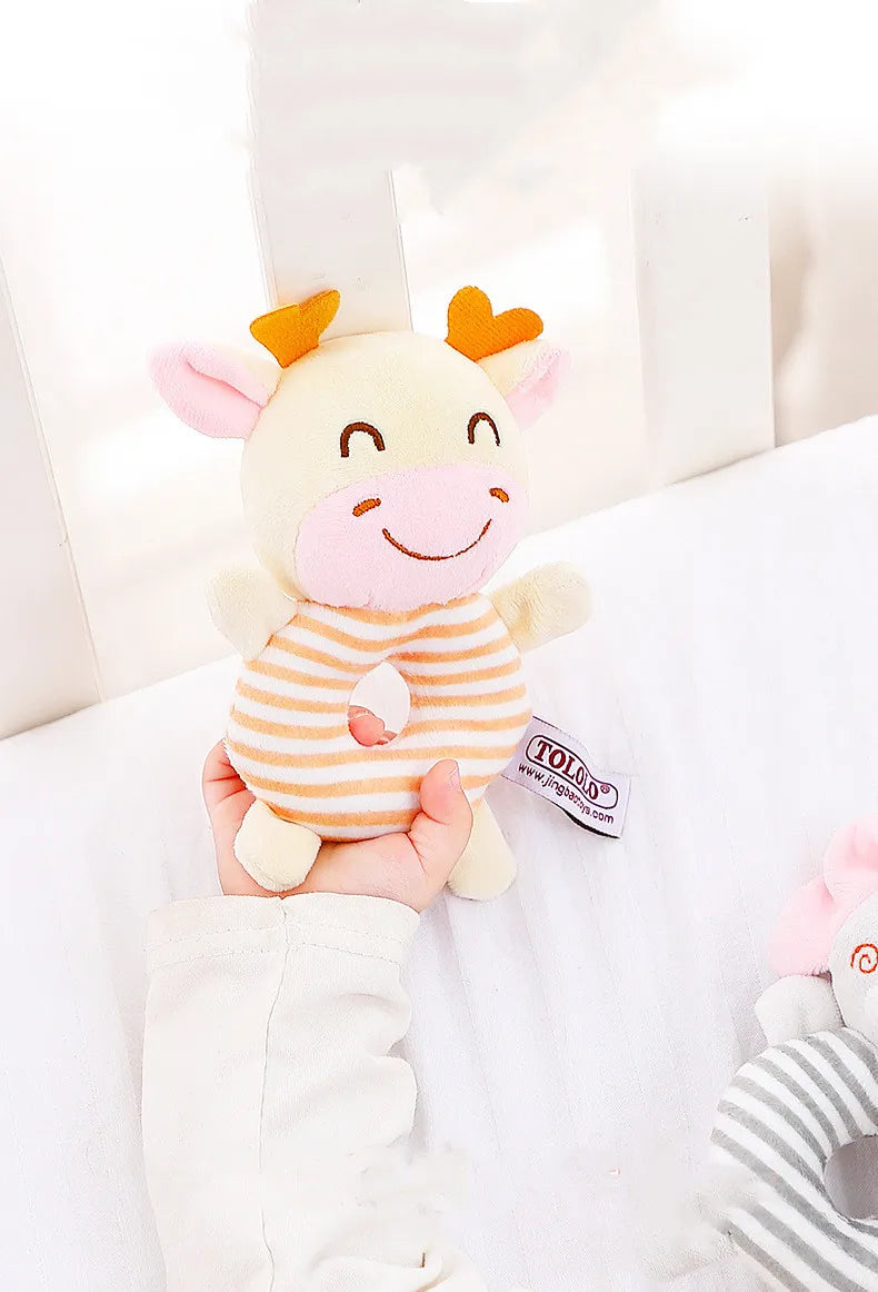 Soft Hand Ring Toy for Newborns