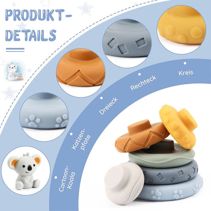 Baby Montessori Koala Stacking Tower