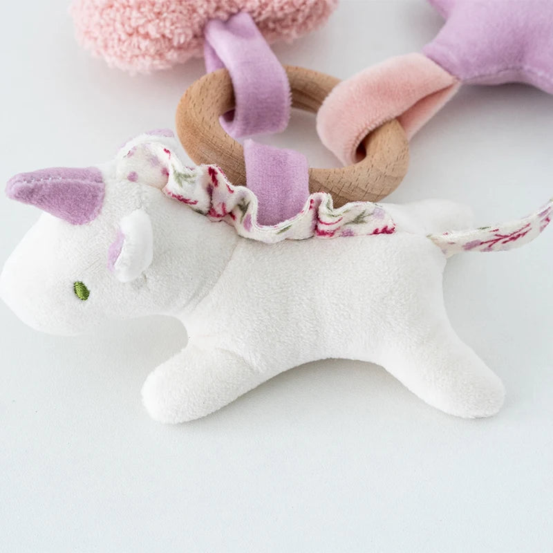 Cartoon Baby Rattle Mobile - Hanging Bell Toy