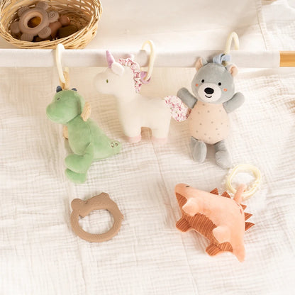 Cartoon Animal Stroller Hanging Toy