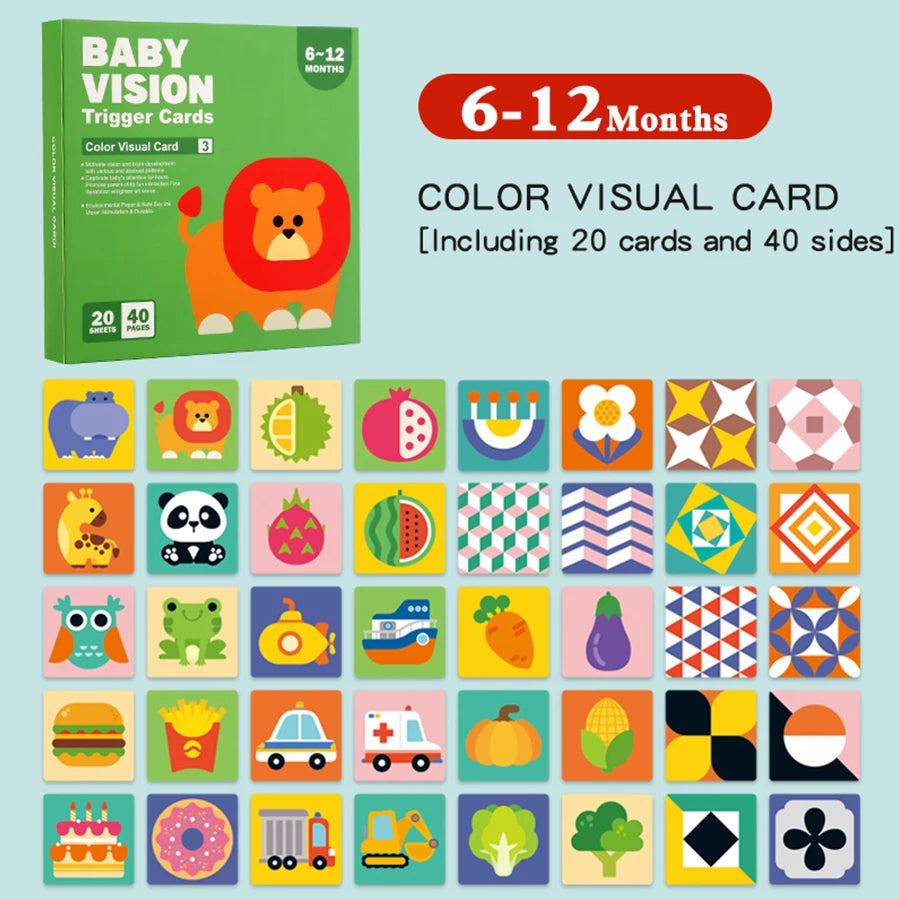 Baby Visual Stimulation Flash Cards