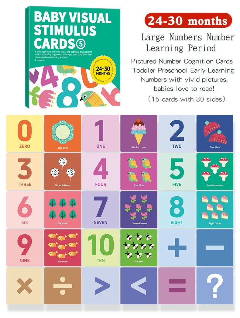 Baby Visual Stimulation Flash Cards
