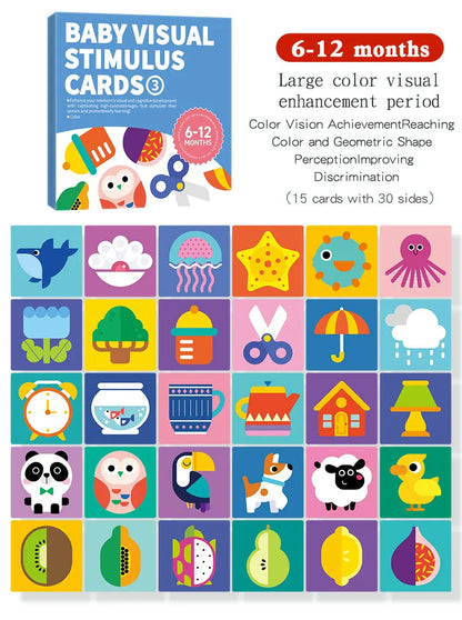 Baby Visual Stimulation Flash Cards
