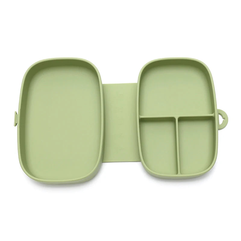 Folding Silicone Baby Food Container - Portable Lunch Box