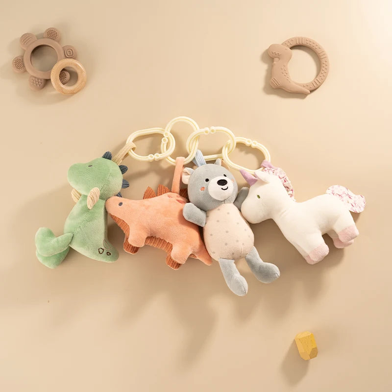 Cartoon Animal Stroller Hanging Toy