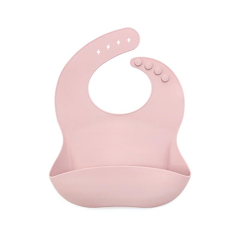 Waterproof Silicone Baby Bib with Pocket