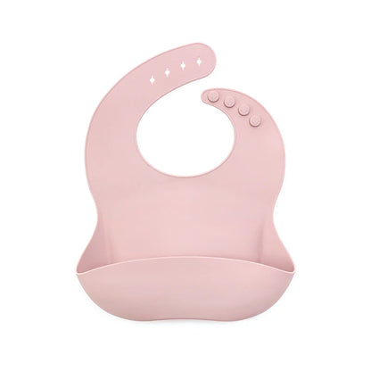 Waterproof Silicone Baby Bib with Pocket