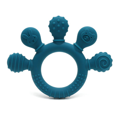 Silicone Hand-Shaped Baby Teether Ring