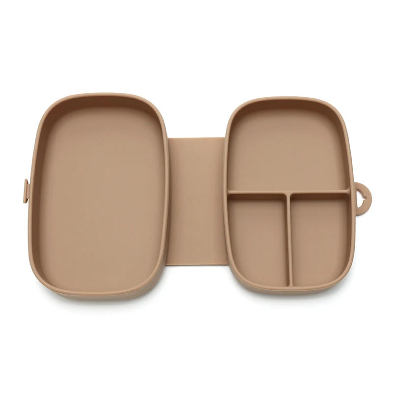 Folding Silicone Baby Food Container - Portable Lunch Box