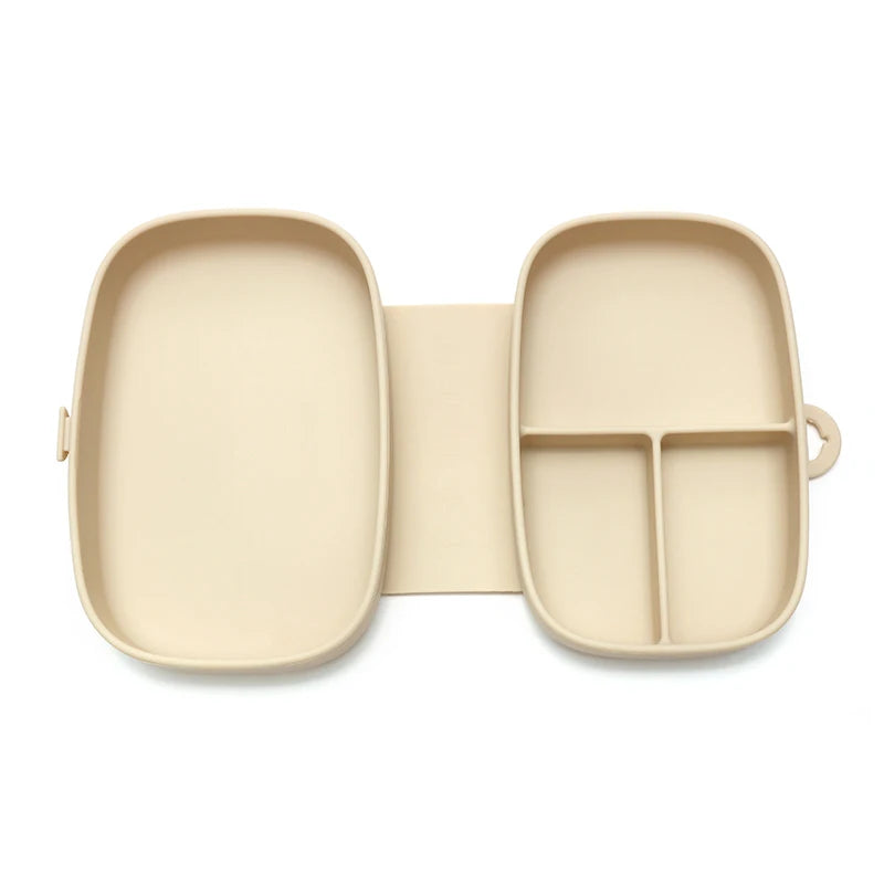 Folding Silicone Baby Food Container - Portable Lunch Box