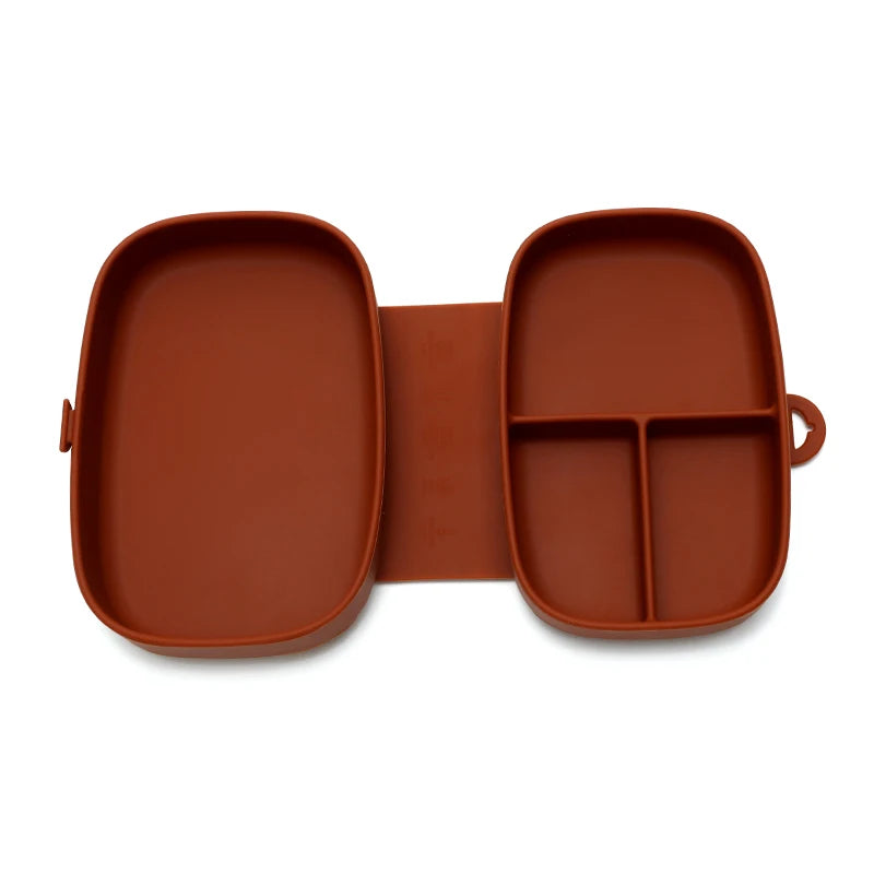 Folding Silicone Baby Food Container - Portable Lunch Box