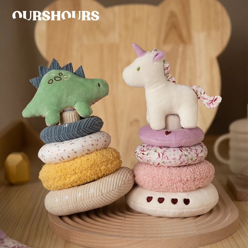 Baby Plush Stacking Toy - Sensory Development Gift