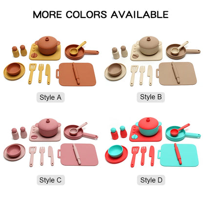 Silicone Cooking Play Set