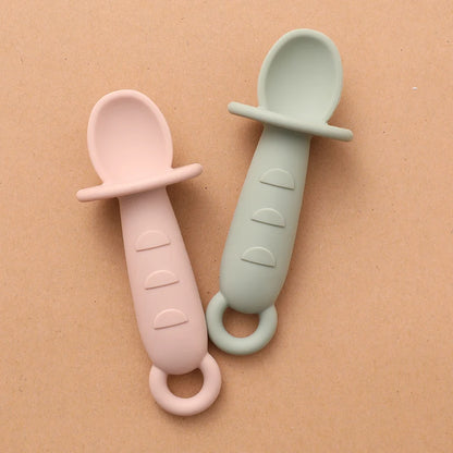 Baby Self-Feeding Training Spoons