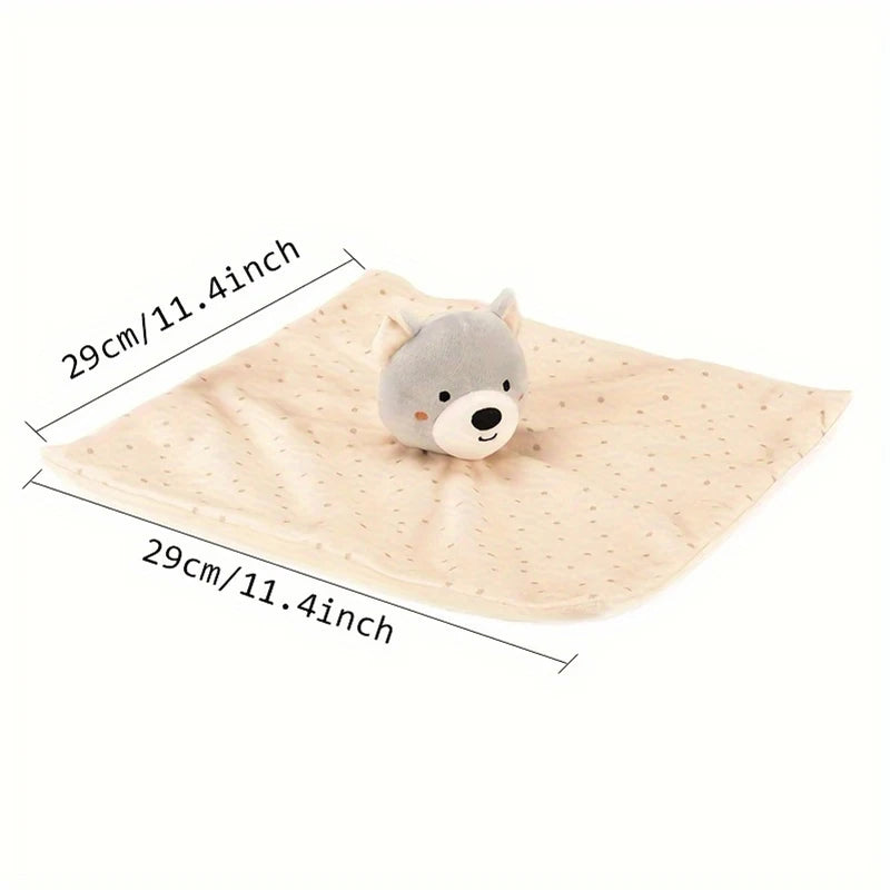 Soft Baby Hand Rattle - Cartoon Animal Design