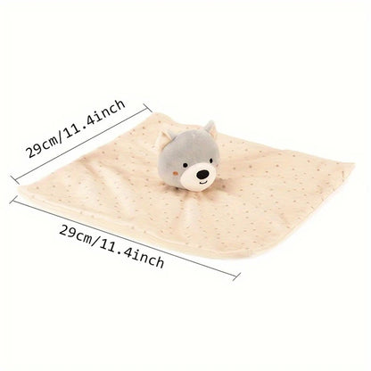 Soft Baby Hand Rattle - Cartoon Animal Design