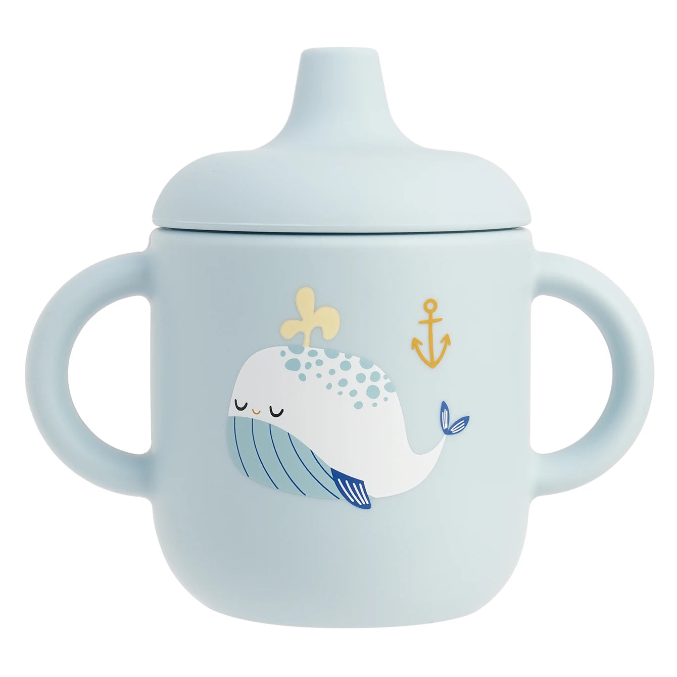 Cartoon Silicone Baby Training Cup with Handles