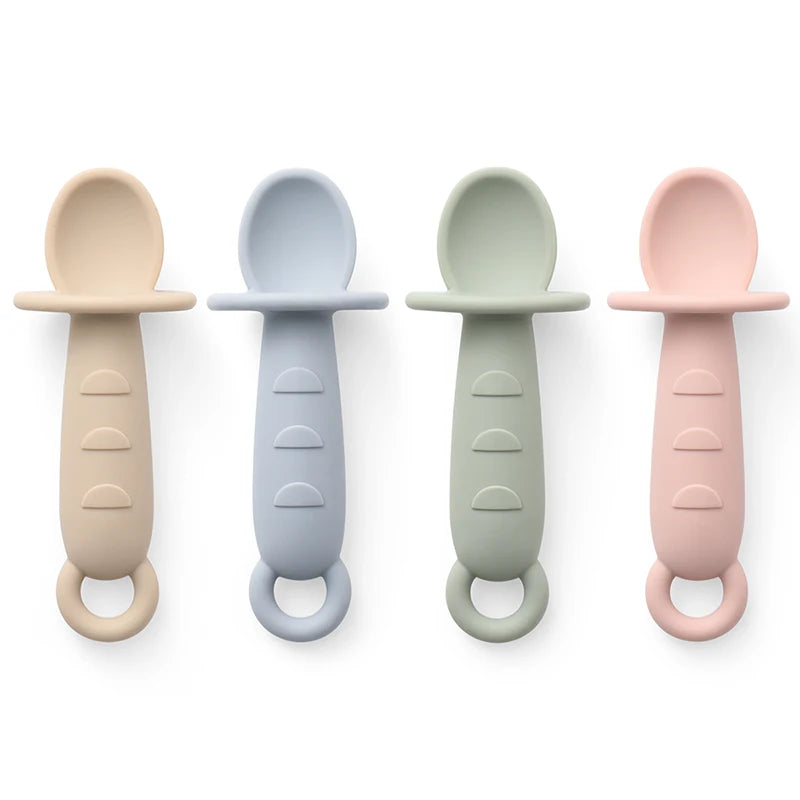 Baby Self-Feeding Training Spoons