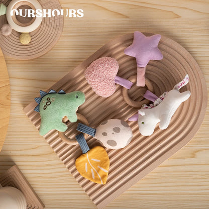 Cartoon Baby Rattle Mobile - Hanging Bell Toy