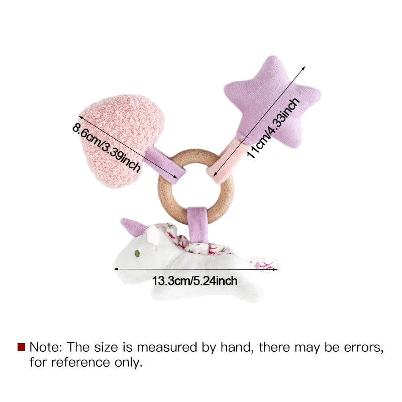 Cartoon Baby Rattle Mobile - Hanging Bell Toy