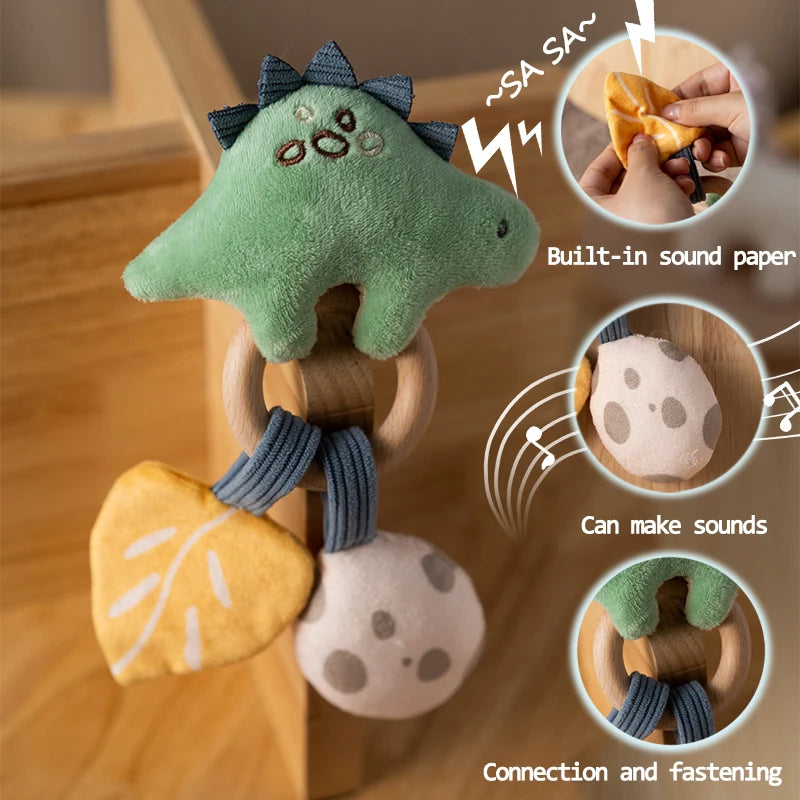 Cartoon Baby Rattle Mobile - Hanging Bell Toy