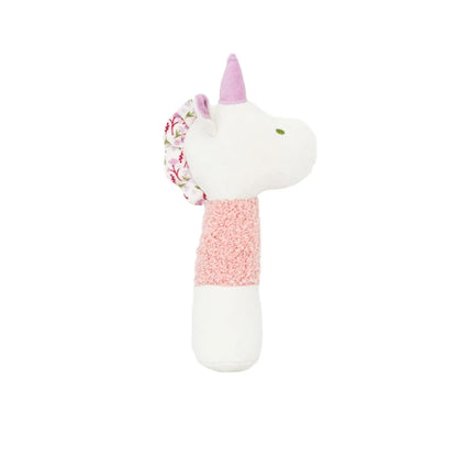 Soft Baby Hand Rattle - Cartoon Animal Design